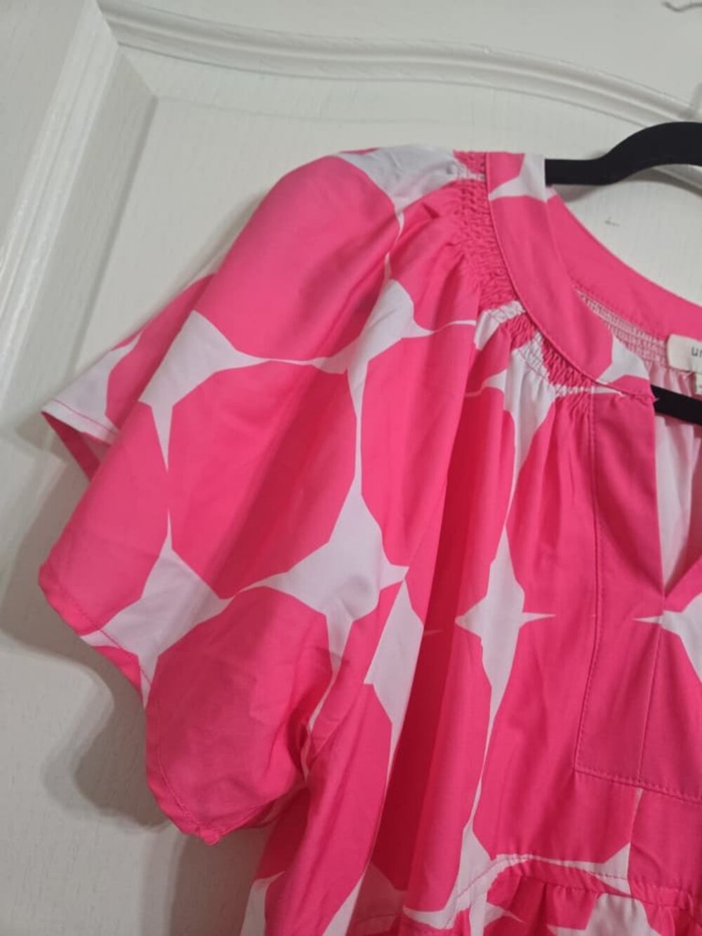 Women_s Pink & White Polka